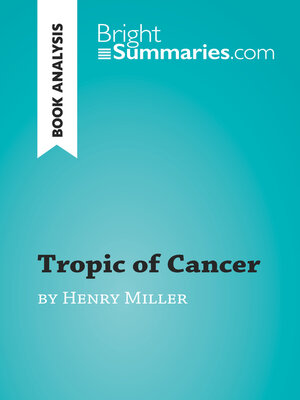 cover image of Tropic of Cancer by Henry Miller (Book Analysis)